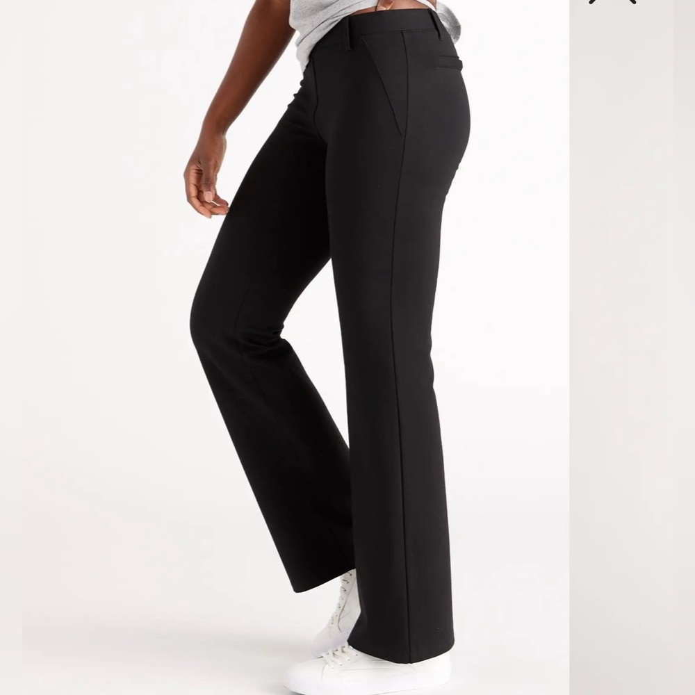 Quince ultra pointe stretch bootcut pants - petite